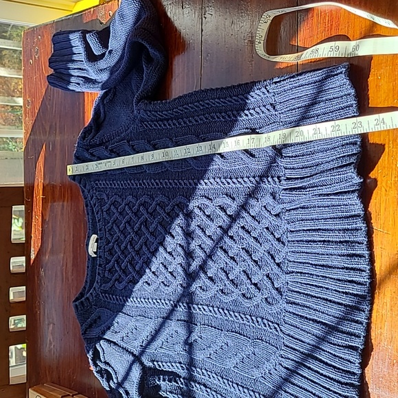 GAP Navy cable knit jumper. Cable on sleeves also. Great condition.  Fabulous - Picture 5 of 6